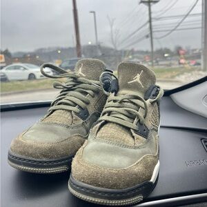 Jordan Kids Sneakers in Olive and Black